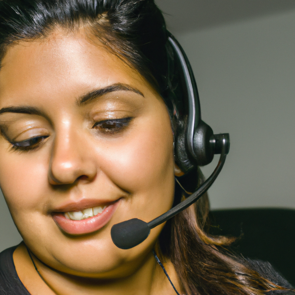Equipo de soporte al cliente en Perú brindando ayuda con auriculares en oficina moderna